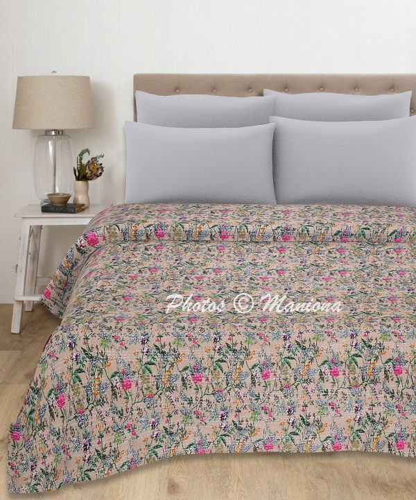 Designer Kantha Bedding Handmade Throw