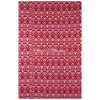 Red Ikat Print Kantha Bohemian Blanket - Image 3