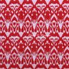 Red Ikat Print Kantha Bohemian Blanket - Image 5