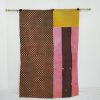 Vintage Recycled Sari Floral Kantha Quilt twin - Image 2