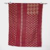 Floral Reversible Vintage Kantha Quilt - Image 3