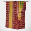 Vintage Handmade Kantha Quilt Boho - Image 2