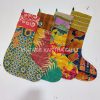 Rare Print Vintage Kantha Stocking - Image 2