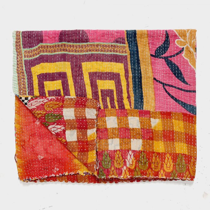 Vintage Kantha Quilts, Throw Blankets, Bedspreads & Wholesale Quilts