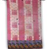 Reversible Kantha Quilted Throw Blanket Ralli - Image 3