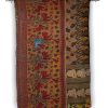 Floral Kantha Reversible Cotton Sari Throw - Image 2