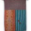 Floral Kantha Quilt Reversible Artisan Made Ralli - Image 2