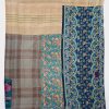 Heavy Queen Reversible Sari Kantha Quilt - Image 2