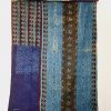 Vintage Kantha Throw Queen Fine Stitched Quilt Throw - Image 3