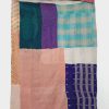 Patchwork Indian Kantha Reversible Throw Blanket Throw - Image 3