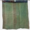Unique Pattern Queen Vintage Reversible Kantha Quilt - Image 3