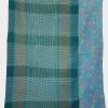 Fine Stitched Reversible Indian Kantha Throw - Image 2