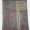 Fine Stitched Reversible Indian Kantha Throw - Image 3