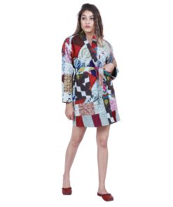Alternative view of Indian Hanmdade Kantha Jacket Coat