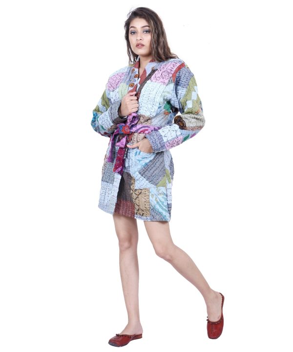 Alternative view of Cotton Recycled Sari Unisex Jacket