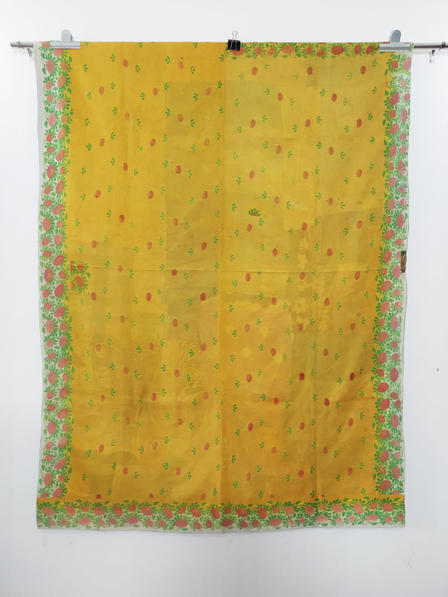 Handmade Reversible Indian Vintage Kantha Throw Vintage Kantha Quilts