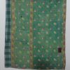 Queen Indian Cotton Sari Floral Blanket Kantha - Image 3