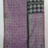 Kantha Quilt Reversible Cotton Blanket - Image 2