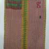 Kantha Quilt Artisan Reversible Blanket - Image 3
