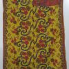 Handmade Reversible Queen Sari Kantha Quilt - Image 2