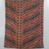 Handmade Cotton Sari Reversible Kantha Quilt - Image 2