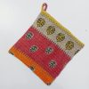 Vintage Kantha Pot Holder Set of 5 - Image 2