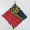 Reversible Floral Kantha Pot Holder Set of 5 - Image 3
