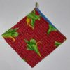Reversible Floral Kantha Pot Holder Set of 5 - Image 5