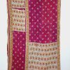Floral Twin Vinatge Kantha Quilt Reversible - Image 2