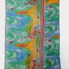 Reversible Bengal Print Vintage Kantha Quilt - Image 3