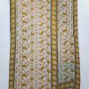 Floral Paisley Twin Boho Kantha Quilt - Image 2