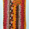Recycled Floral Twin Cotton Kantha Quilt - Image 3