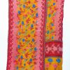Spring Coloured Floral Happiness Kantha Quilt - Image 2