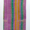 Zigzag Floral Reversible Boho Kantha Quilt - Image 2