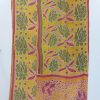 Reversible Cotton Sari Floral Print Vintage Kantha Quilt - Image 2