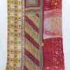 Recycled Cotton Sari Twin Boho Kantha Quilt - Image 3
