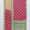 Cotton Sari Reversible Floral Boho Kantha Quilt - Image 2