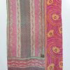 Floral Paisley Sari Vintage Kantha Throw - Image 2
