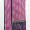 Geometric Pattern Reversible Boho Kantha Throw - Image 2