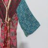 Indian Recycled Silk Sari Bath Robe - Image 3