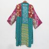 Polka Dot Silk Sari Indian Sleepwear - Image 2