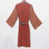 Women Paisley Floral Kimonos Sari Jacket - Image 5
