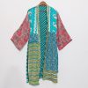 Indian Recycled Sari Kimonos Robe - Image 2