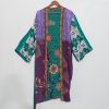 Beachwear Silk Sari Kimonos Beachwear Robe - Image 2