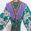 Beachwear Silk Sari Kimonos Beachwear Robe - Image 3