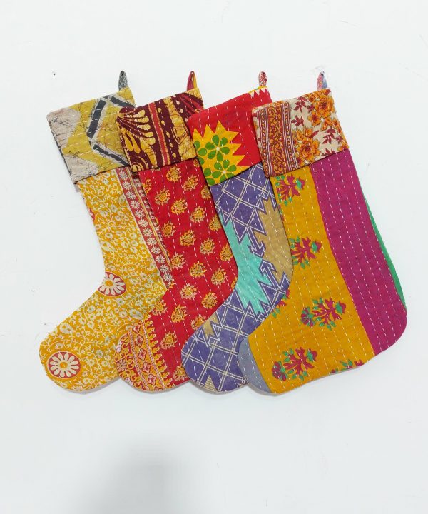 Alternative view of Indian Handmade Christmas Stocking