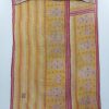 Reversible Handmade Twin Vintage Kantha Quilt - Image 2