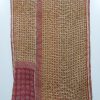 Multi Colour Polka Floral Kantha Quilt - Image 2