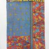 Zigzag Floral Reversible Boho Kantha Quilt - Image 2
