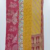 Heart Cotton Sari Vintage Kantha Quilt - Image 2